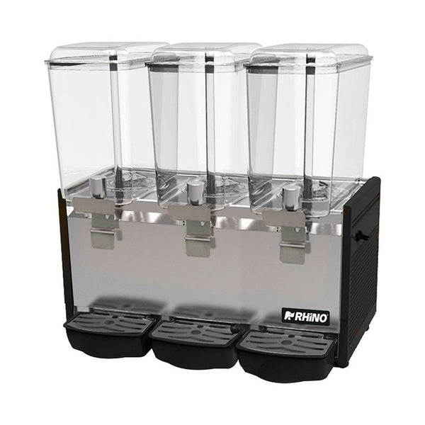 Schou CM874088 Dispensatore Per Bevande 8 Litri Con Rubinetto - 19x19x32 Cm, Plastica Trasparente, Ideale Per Feste E Acqua Fresca - 2