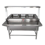 Baño María Sin Gabinete a Gas Natural 3 Enteros INMEZA FACTORY BMS3 GN