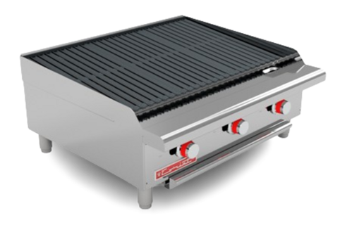 CORIAT ACV-3 DE MESA MASTER PREMIUM Asador a gas, con 3 parrillas reversibles. 10010311