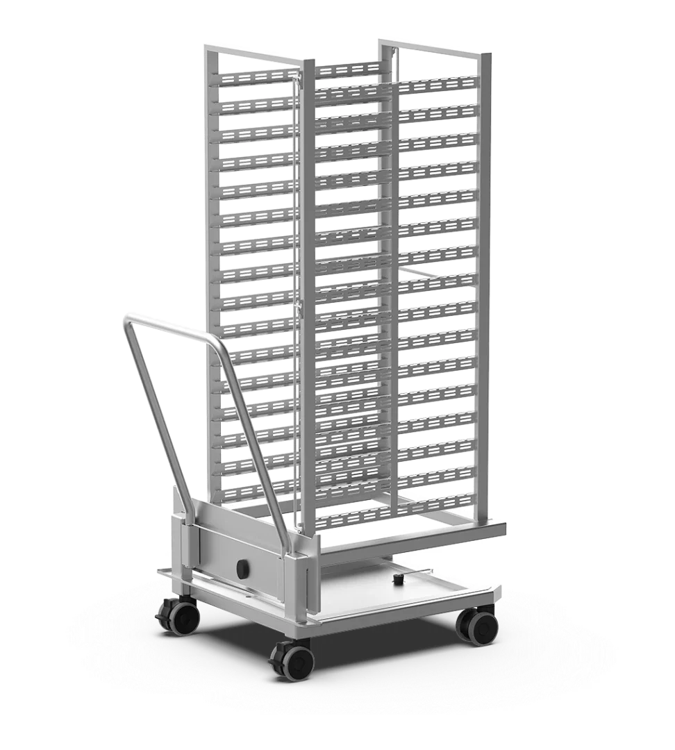 Unox XABTL-16FS-AL Carro Quick load 16 portabandejas