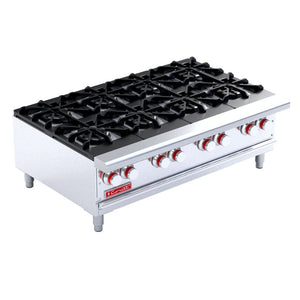 CORIAT PCV-8 DE MESA MASTER Parrilla a Gas de 8 Quemadores octagonales sólidos en hierro fundido.