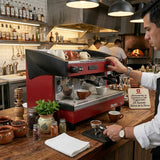 Cafetera Automatica Electronica Con Dosaje Programable 2 Grupos 2,400W 110V Magister STILO ES100