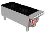 CORIAT PCV-2 DE MESA MASTER PREMIUM Parrilla a Gas de 2 Quemadores octagonales sólidos en hierro fundido. 25010111