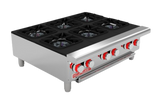 CORIAT PCV-6 DE MESA MASTER PREMIUM Parrilla a Gas de 6 Quemadores octagonales sólidos en hierro fundido. 25010311