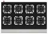 CORIAT PCV-8 DE MESA MASTER PREMIUM Parrilla a Gas de 8 Quemadores octagonales sólidos en hierro fundido. 25010411
