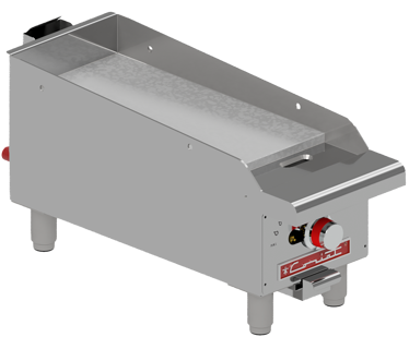 CORIAT CV-1 MASTER PREMIUM Plancha a gas, con 1 quemador tipo "U", placa de 3/4" de espesor. 26010111