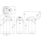 Termo Airpot Acción de Palanca 3.8 L BUNN 36725.0000