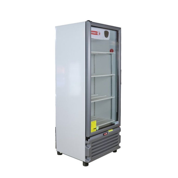 Refrigerador Vertical Inverter 1 Puerta Cristal Blanco 17 Pies Torrey RVI-17