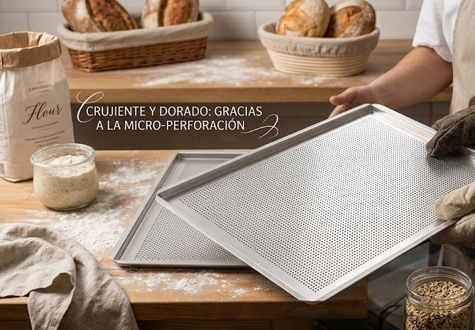 Bandeja Perforada de Aluminio UNOX FORO.BAKE TG515