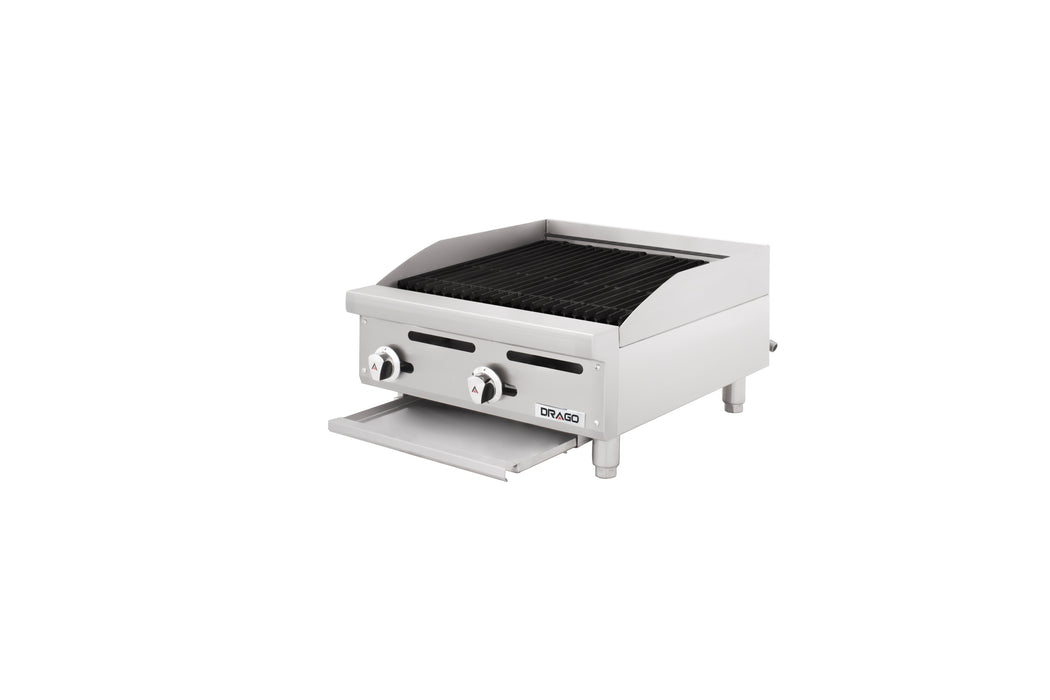Asador Radiante Gas 2 Quemadores Drago AG-2R