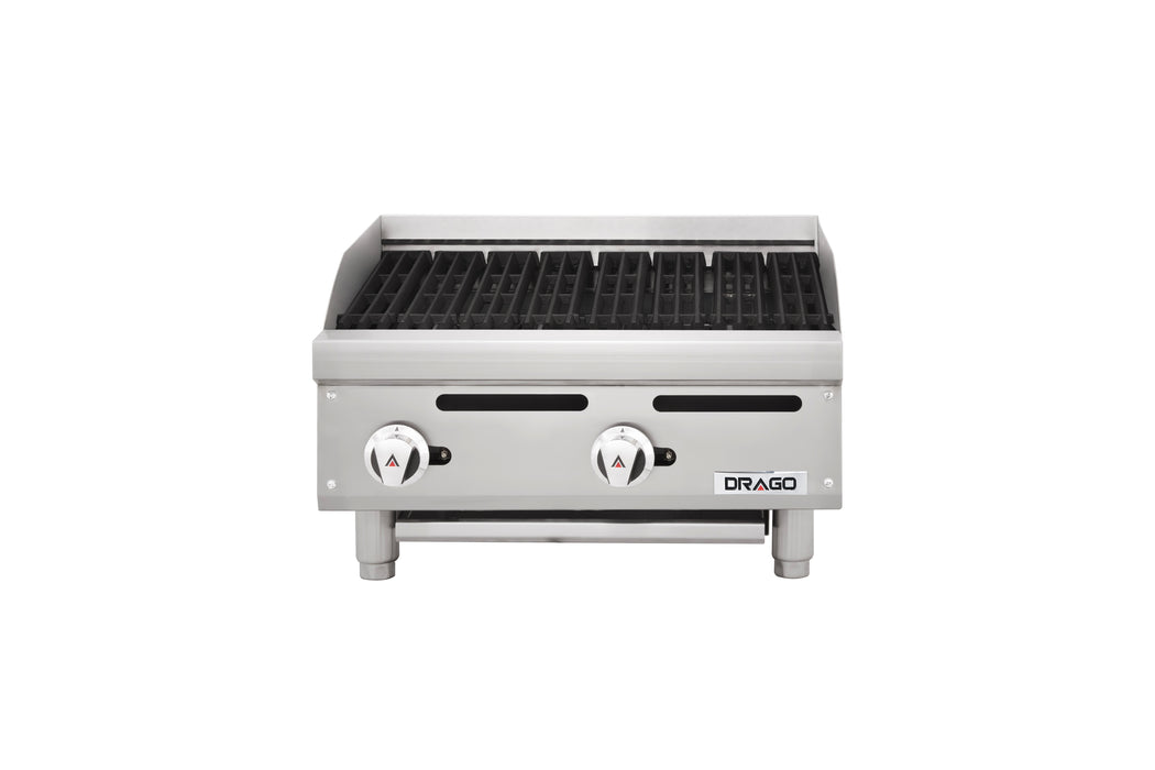 Asador Radiante Gas 2 Quemadores Drago AG-2R