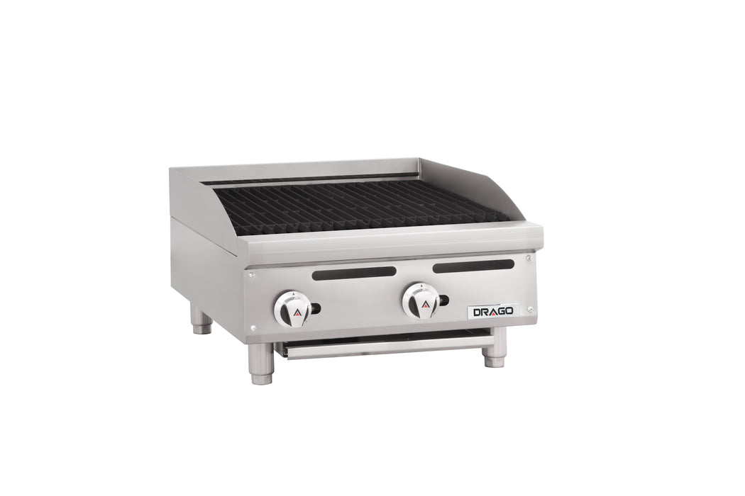 Asador Radiante Gas 2 Quemadores Drago AG-2R