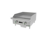 Plancha Manual - Emerald Line a Gas LP 2 Quemadores Asber AEMG 24 EM LPG