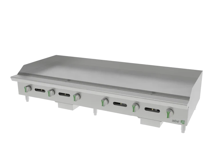 Plancha Manual - Emerald Line a Gas LP 6 Quemadores Asber AEMG 72 EM LPG