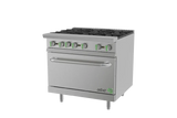 Estufa con Horno - Emerald Line a Gas Natural 6 Quemadores Asber AER 6 36 EM NG