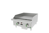 Plancha Termostatica - Emerald Line a Gas LP 2 Quemadores Asber AETG 24 EM LPG