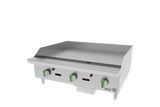 Plancha Termostatica - Emerald Line a Gas LP 3 Quemadores Asber AETG 36 EM LPG