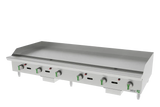 Plancha Termostatica - Emerald Line a Gas LP 6 Quemadores Asber AETG 72 EM LPG