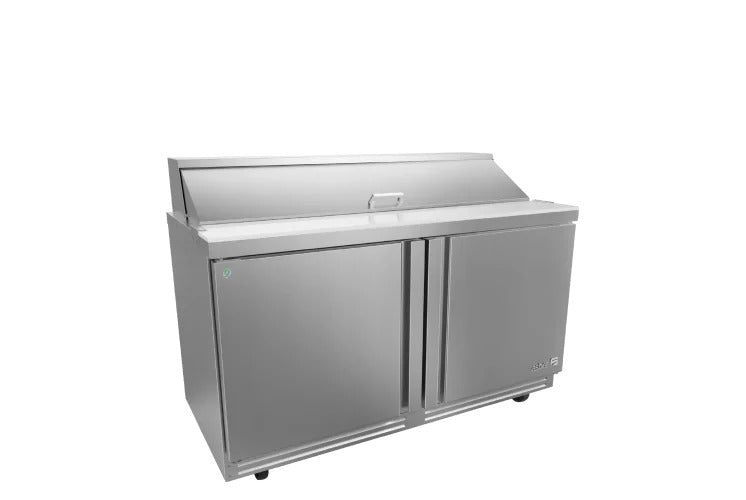 ASBER APTS-60-16 P HC Mesa Refrigerada Preparación de Ensaladas – Premium 2 puertas, 16 Insertos, 20.6 pies
