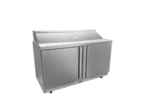 ASBER APTS-60-16 P HC Mesa Refrigerada Preparación de Ensaladas – Premium 2 puertas, 16 Insertos, 20.6 pies