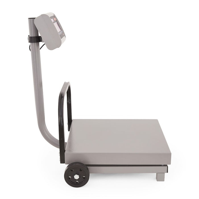 Bascula con Plataforma de Recibo Movil Uso Rudo, Pesa Kilos y Libras Acero Inox 500Kg Torrey FS500-AI