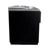 Botellero Refrigerado Vinil Negro 2 Puertas 14.4 Pies Asber ADBC-50 HC