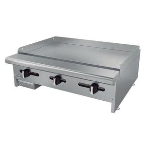 ASBER AEMG-36-H Plancha Lisa a Gas con Placa de 3/4" Acero Inoxidable Teriyaki Teppanyaki Envío por Cobrar Planchas ASBER 