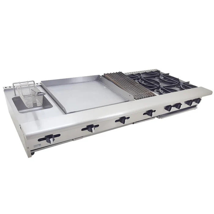 ASBER asador a gas - radiante 72"