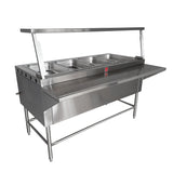 Baño María Sin Gabinete a Gas Natural 4 Enteros INMEZA FACTORY BMS4 GN