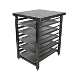 Base con Rack para Charolas 46x33cm INMEZA FACTORY BR-4633