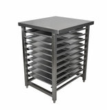 Base con Rack para Charolas 46x33cm INMEZA FACTORY BR-4633