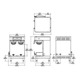 ICB Soft Heat Twin Cafetera automática doble Bunn Modelo 51200.0100
