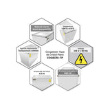 Congelador Tapa de Cristal Plano 7 Pies Rhino CONGECRI-7P