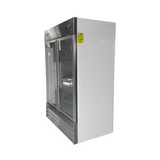 ICEHAUS CV-2PC-SS-01-LB Congelador Blanco 2 Puertas de Cristal