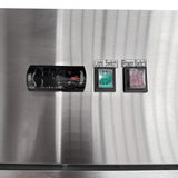 ICEHAUS CV-2PC-SS-01-LB Congelador Blanco 2 Puertas de Cristal