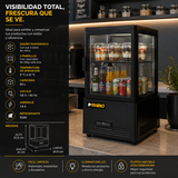 Vitrina Refrigerada Vertical Panorámica 60L Rhino VIVEPA-2