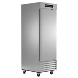 Congelador Vertical 1 Puerta Acero Inox 23 Pies 220V Asber ARF-23-H HC 220V
