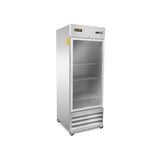 Congelador Vertical Acero Inox Puerta de Cristal 21 Pies Rhino CONVECRI-23