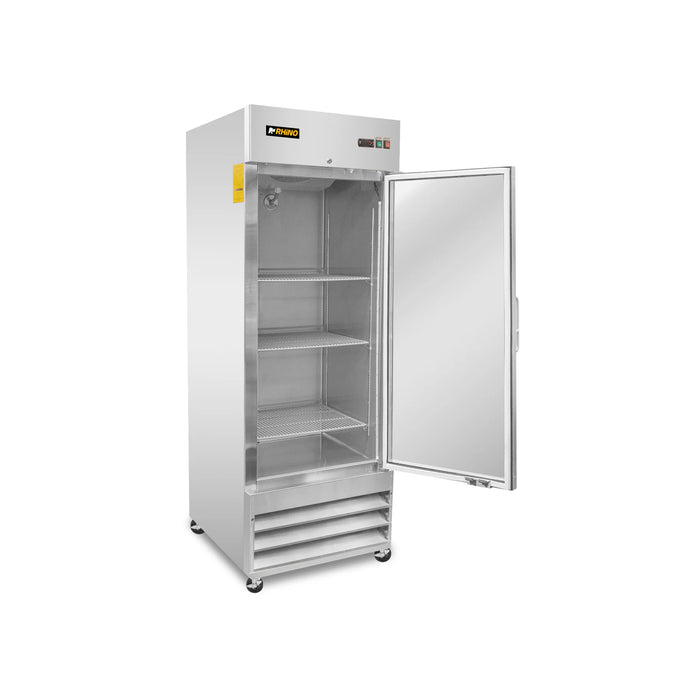 Congelador Vertical Acero Inox Puerta de Cristal 21 Pies Rhino CONVECRI-23