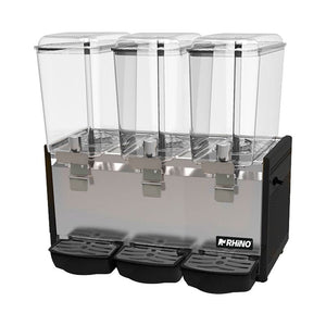 Rhino disbef-3t dispensador de bebidas frías 3 tanques