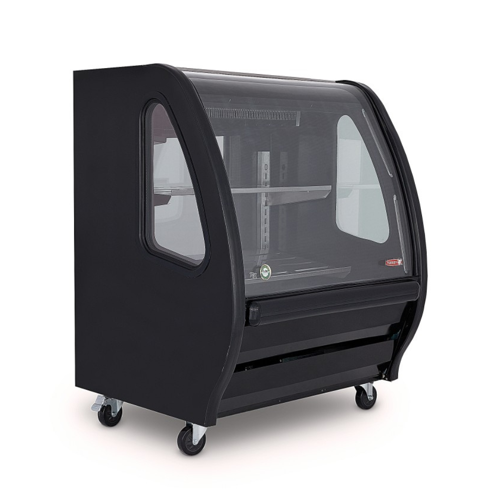 Torrey TEM100N LS R290 Vitrina exhibidora Negra de vidrio curvo 293 L 1029043