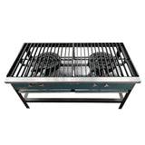 Estufón a Gas Natural 2 Quemadores Vulcan Triple INMEZA FACTORY E2VT GN