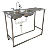 Fregadero ECO 2 Tarjas con Escurridor Derecho INMEZA FACTORY EEF2ED