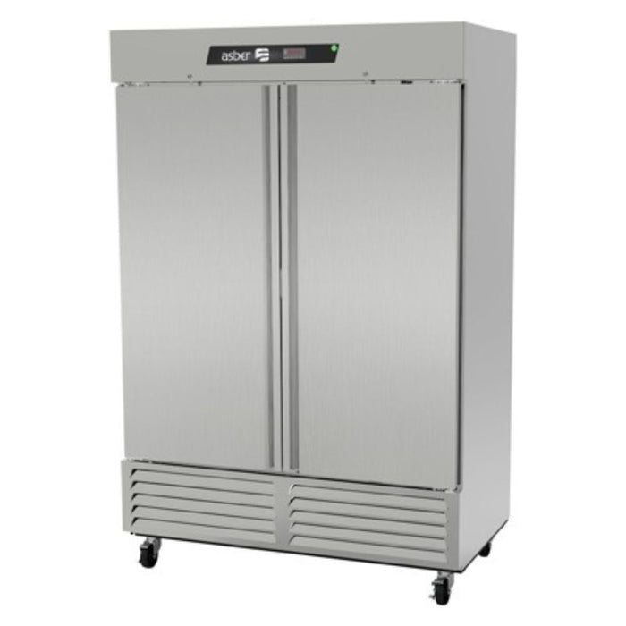 Refrigerador Vertical 2 Puertas Acero Inox 49 Pies Asber ARR-49-H HC