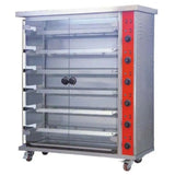 MIGSA WE32 Rostizador de Pollos a Gas L.P a 2800 PA, 110V / 60 HZ. Con 6 varillas (24-30 Pollos)