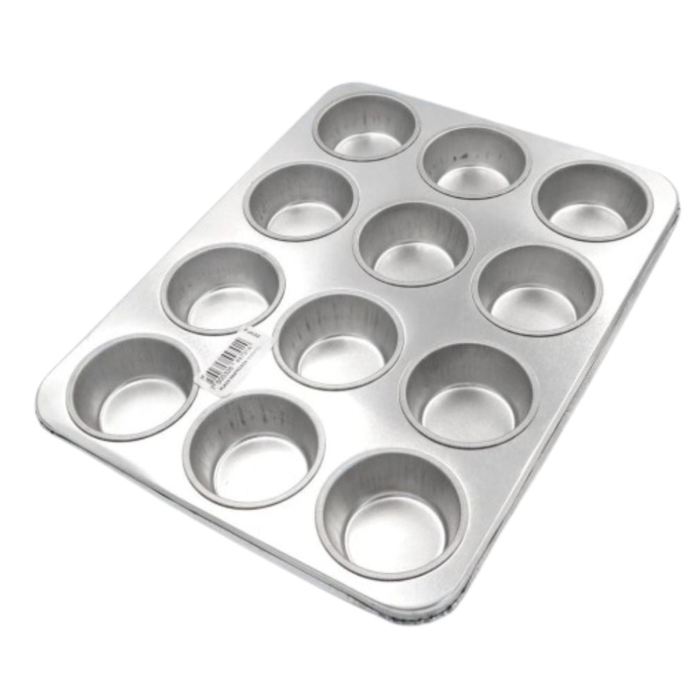 BAK PME2812 PLACA MANTECADAS ESTANADA 12 CAVIDADES