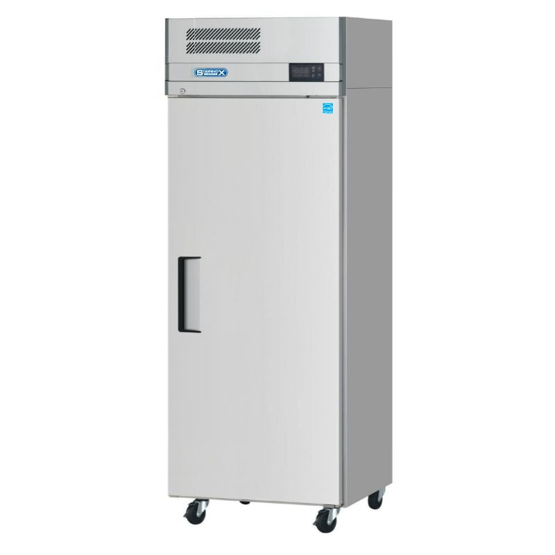 Sobrinox cvs-24-1s  congelador vertical de 1 puerta sólida, sistema de monitorización y control de temperatura digital, 1/2 hp