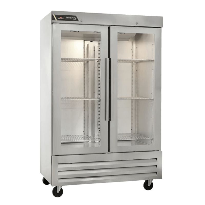 CENTERLINE CLBM-49R-FG Refrigerador 2 Puertas de cristal