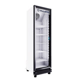 METALFRIO RB100 Refrigerador Vertical Full Glass Door 1 Puerta Cristal 10 Pies Cúbicos