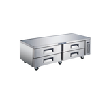 Mesa Refrigerada Base Chef 4 Cajones 14 Pies INTERNATIONAL INT/BC-4C-AI